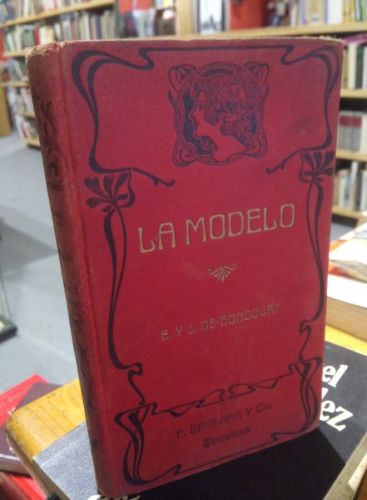 Portada do libro de LA MODELO. E Y J. GONCOURT. TOMO II