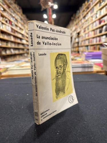 Portada del libro de La anunciación de Valle-Inclán