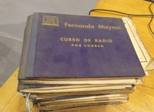 Portada do libro de Maymó, Curso de radio por correo