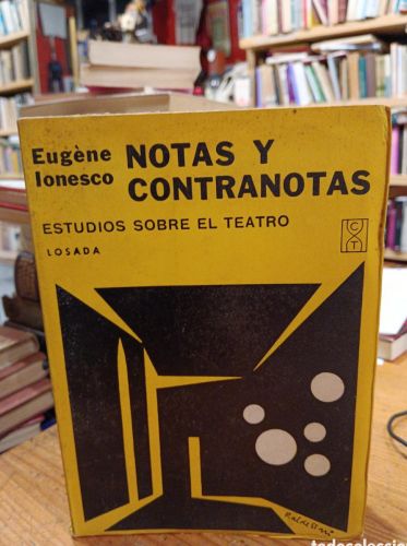 Portada do libro de Ionesco, Notas y contranotas