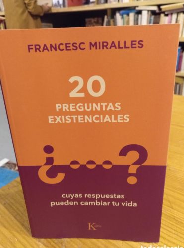 Portada do libro de Miralles, 20 preguntas existenciales