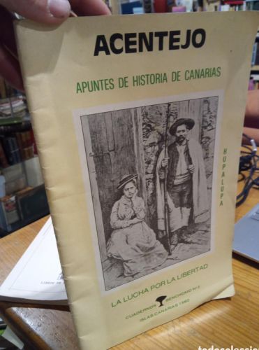 Portada del libro de Acentejo, Apuntes de historia de canarias