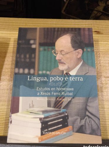 Portada do libro de Lingua, pobo e terra