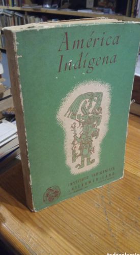 Portada del libro de AMERICA INDIGENA. INSTITUTO INDIGENISTA INTERAMERICANO. 1977.