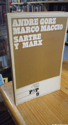 Portada do libro de SARTRE Y MARX. ANDRE GORZ. MARCO MACCIO