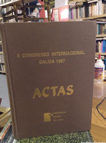 Portada do libro de II Congreso Internacional Galiza 1987