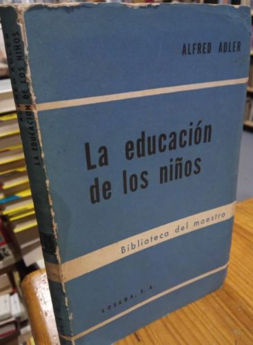 Portada do libro de La educacion de los niños. Alfred Adler