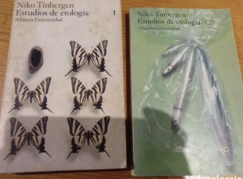 Portada del libro de Tinbergen, Estudios de etología