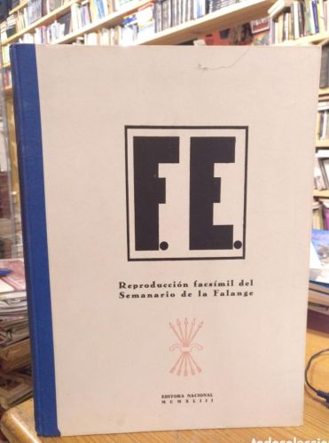 Portada do libro de Reproducción facsímil del Semanario de la Falange