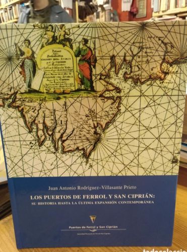 Portada do libro de Los puertos de Ferrol y San Ciprián