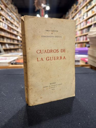 Portada do libro de Cuadros de la guerra