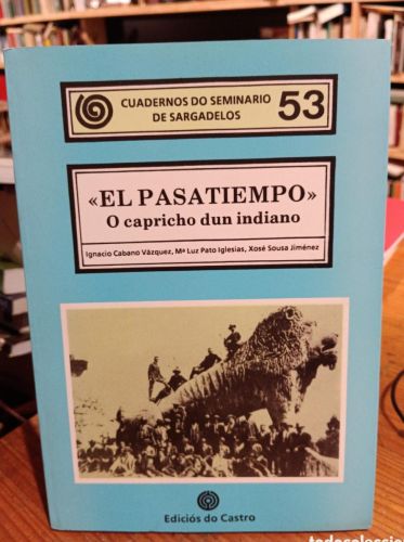 Portada do libro de El Pasatiempos un capricho indiano