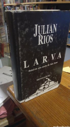 Portada do libro de LARVA. JULIAN RIOS