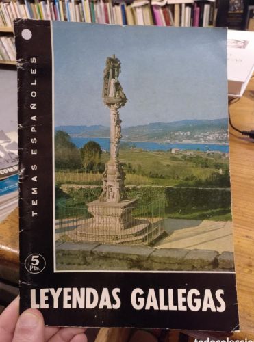 Portada del libro de Chao Espina, Leyendas gallegas (asinado)