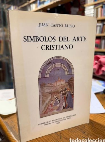 Portada do libro de Simbolos del arte cristiano. Cantó Rico