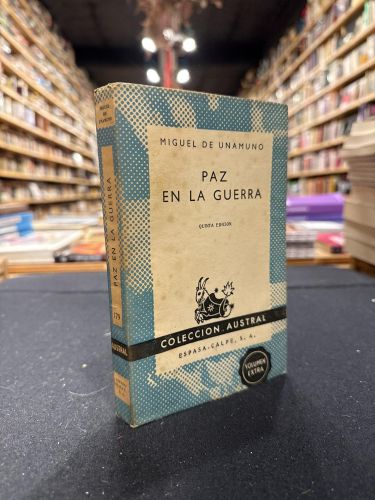 Portada do libro de Paz en la guerra