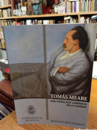 Portada do libro de Tomás Meabe Una puñalada luminosa en la sombra