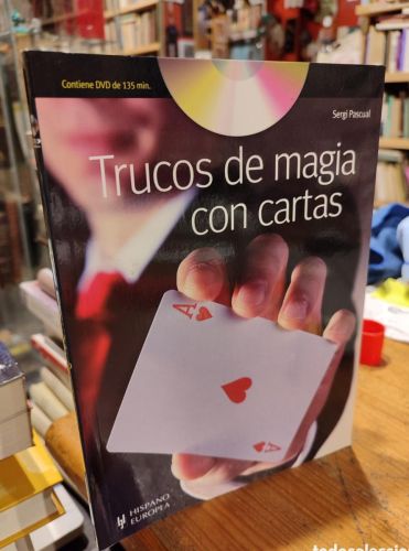 Portada do libro de TRUCOS DE MAGIA CON CARTAS. CON DVD. SERGI PASCUAL