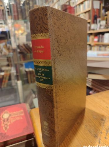 Portada do libro de LA CELESTINA. FERNANDO DE ROJAS. EDICION JUAN DE VILLANUEVA