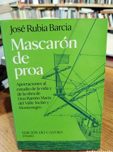 Portada del libro de José Rubia Barcia, Mascarón de proa
