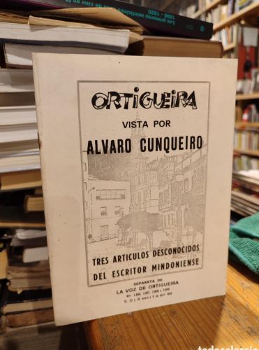 Portada del libro de ORTIGUEIRA VISTA POR ALVARO CUNQUEIRO