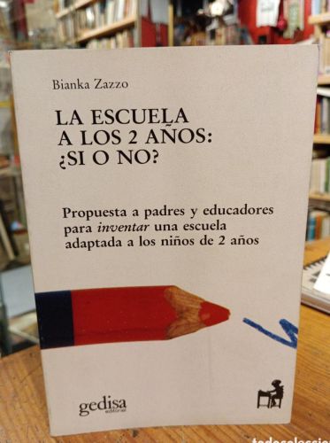 Portada do libro de Zazzo, La escuela a los 2 años