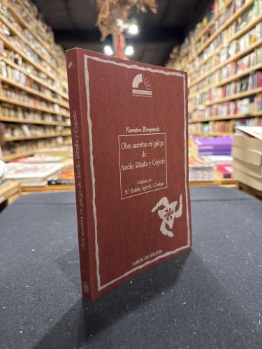 Portada del libro de Obra narrativa en galego de Aurelio Ribalta y Copete
