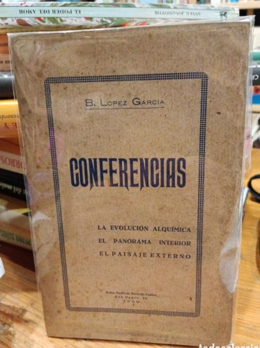 Portada do libro de López García Conferencias La evolución alquímica