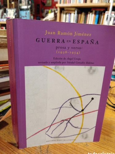 Portada do libro de Juan Ramón Jiménez Guerra en España