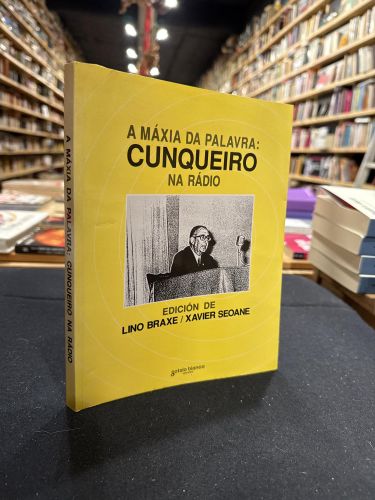 Portada do libro de A máxia da palavra: Cunqueiro na rádio