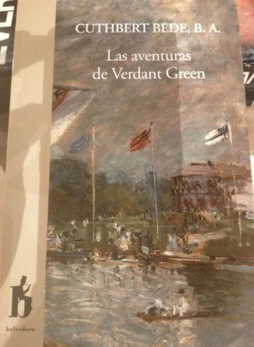 Portada do libro de Cuthbert Bede, B.A. Las aventuras de Verdant Green