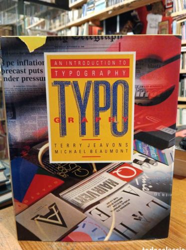 Portada do libro de An introduction to typography