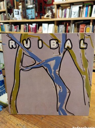 Portada do libro de Catálogo de Ruibal con debuxo de Patiño