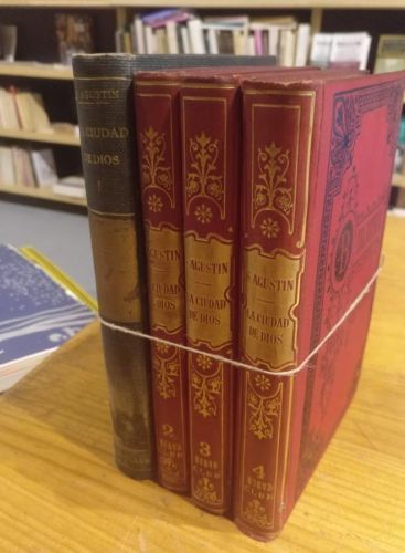 Portada do libro de San Agustín, La ciudad de Dios