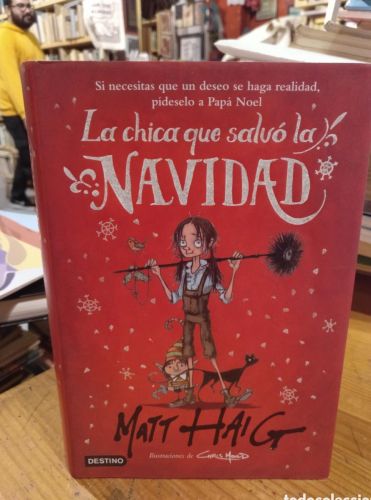 Portada do libro de La chica que salvó la navidad