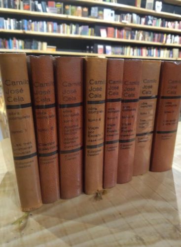 Portada do libro de OBRA COMPLETA. CAMILO JOSE CELA. 8 PRIMEROS TOMOS