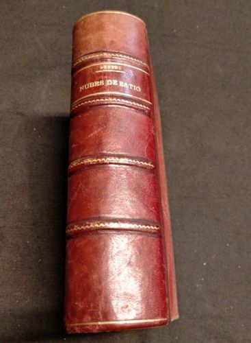 Portada do libro de José M. de Pereda - Nubes de estío (1904)