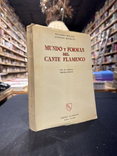 Portada do libro de Mundo y formas del cante flamenco