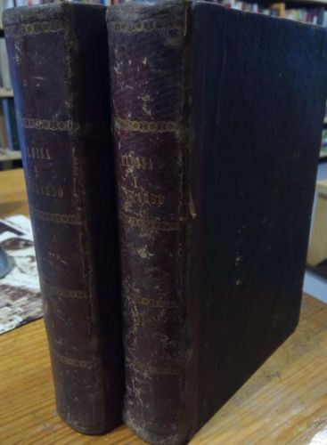 Portada do libro de ABELARDO Y ELOISA. ORTEGA Y FRIAS. 2 TOMOS. 1867