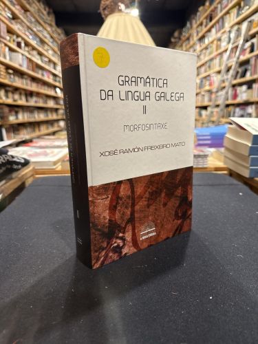 Portada do libro de GRAMÁTICA DA LINGUA GALEGA II, morfoxintaxe