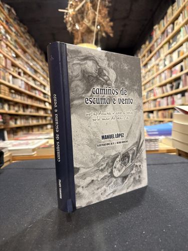 Portada del libro de Camiños de escuma e vento
