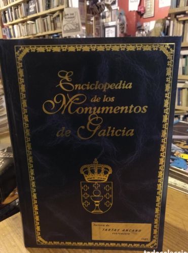 Portada do libro de Enciclopedia de los monumentos de galicia