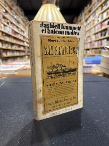 Portada del libro de El halcón maltés