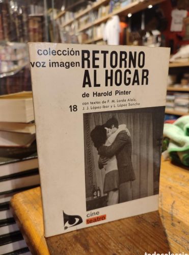 Portada do libro de RETORNO AL HOGAR. HAROLD PINTER. COLECCION VOZ IMAGEN