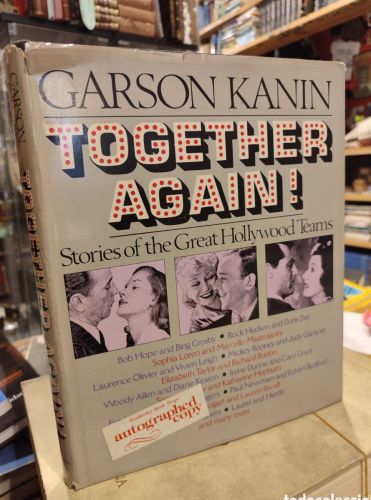 Portada do libro de Together Again! The Stories of the Great Hollywood Teams. Firmado. Garson Kanin