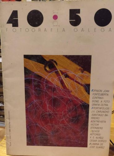 Portada do libro de 40 por 50 fotografía galega