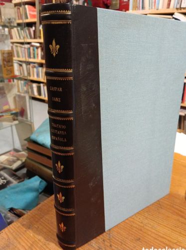 Portada do libro de Gaspar Sanz, Los guitarristas