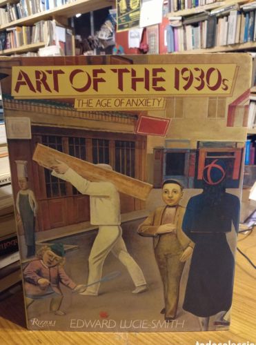 Portada do libro de Art of the 1930s The age of anxiety