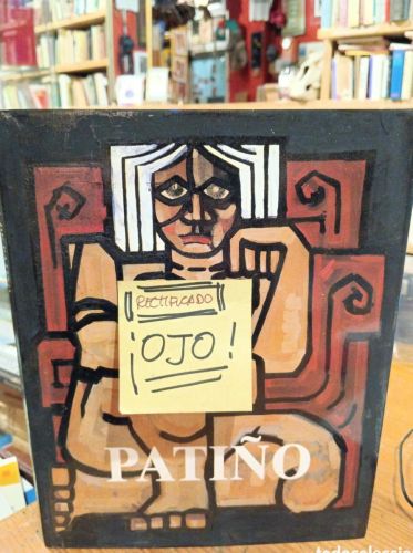 Portada do libro de Xavier Costa Clavell La pintura de Patiño [Galeradas correxidas por Patiño]