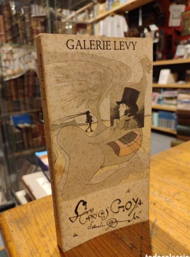 Portada do libro de LES CAPRICES DE GOYA DE SALVADOR DALÍ. GALERIE LEVY